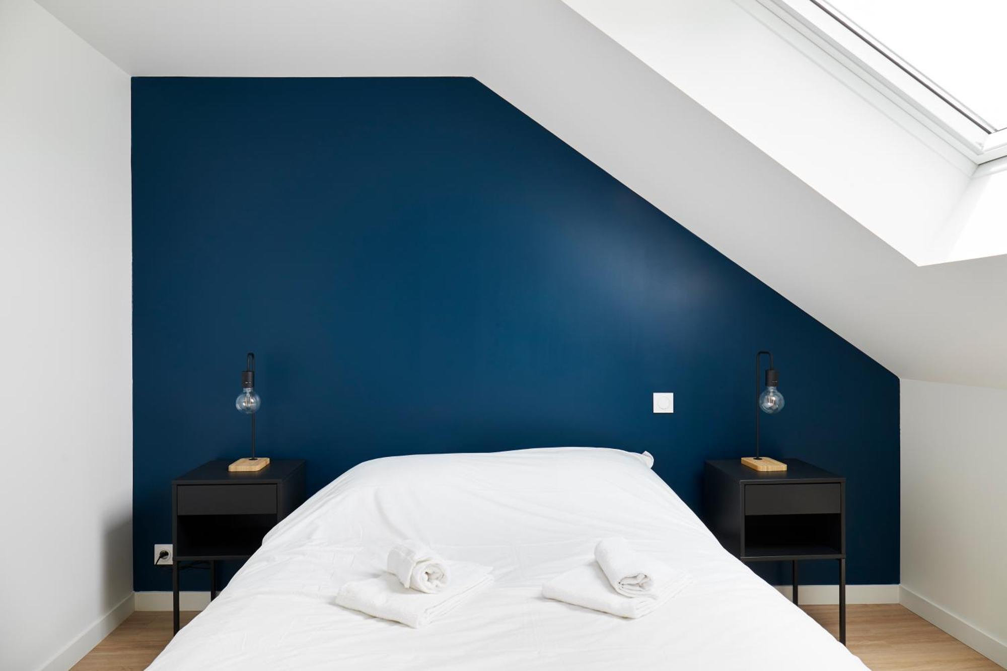 Le Grand Bleu - Wifi Fibre/Linge/Acces Cour Apartment Vallons-de-l'Erdre Exterior photo